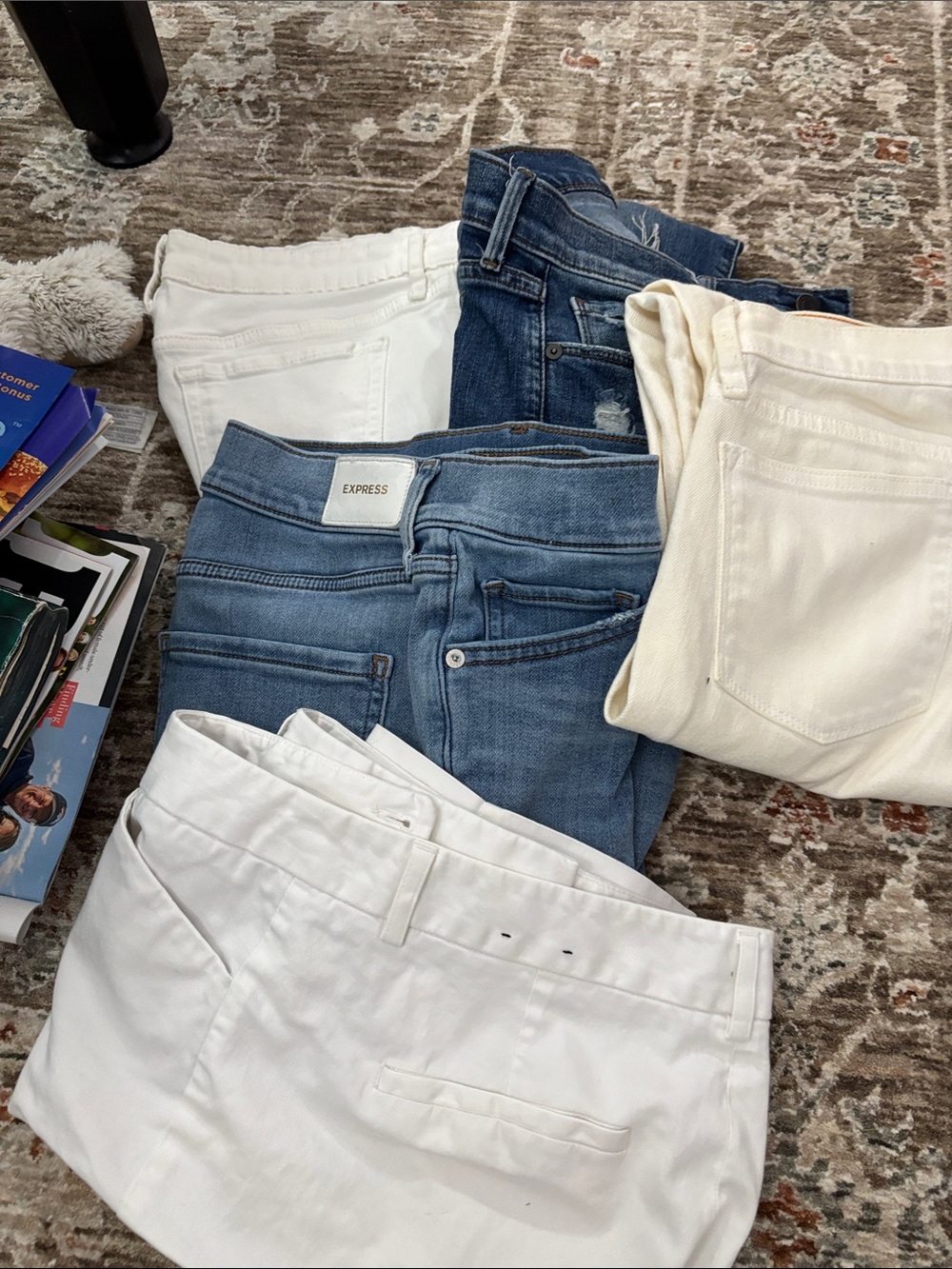 Skinny Jeans and short
